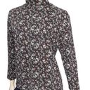 Woolrich  Women’s Size M Vintage Black Red Cream Floral Printed Turtleneck Top Photo 0