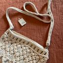 American Eagle Y2K AEO Macramé Tasseled Crossbody Purse Photo 2