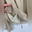 Y2K 90s whimsigoth belle sleeve tan beige gauzy crushed sheer double lined M Size M Photo 4