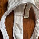 Hollister White Ribbed Bikini Bottoms Photo 1