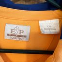 EP Pro  Tour Tech Womens Large Yellow Blue Golf Shirt Photo 1