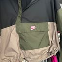 Nike Sportswear Icon Clash Woven khaki olive black  Anorak Wind Jacket S Photo 6