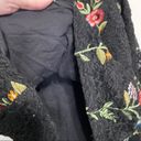 Solitaire  Black Floral Embroidery Lace Bell Sleeve Photo 7