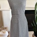 Lands'End  Classic Fit Black & White Houndstooth Sleeveless Sheath Dress 12 Photo 0