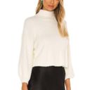 Michelle Mason  Turtleneck Sweater in Ivory Small New Womens Knit Top Photo 1