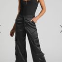 Showpo Satin Cargo Pants Photo 1