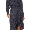 Parker  Women's Marin Collared Wrap Midi Dress Photo 0