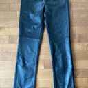 Tommy Hilfiger Vintage Y2K   Black Leather Pants size 4 Photo 2