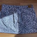 American Eagle  High Rise Mini Skirt Size 14 Short Cheetah Print grey Photo 2