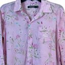 Ralph Lauren Lauren  Floral Pink Sleep Shirt Size Small Photo 2