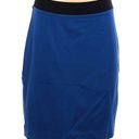 Trina Turk  Pencil Skirt Royal Blue Black Full Zipper Straight Women’s 6 Photo 10