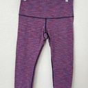 Lululemon [] Wunder Under Crop II Roll Down Diamond Jacquard Space Dye Legging 8 Photo 0