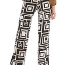 Chico's  Boho Deco Square Geometric Design Wide Leg Pants Size 6 Photo 1