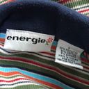 Energie  Vintage Stripe Ribbed Crop Top Collar L Photo 3