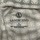 Lands'End  Geometric Gray Print Leggings Skinny Jogger High Rise Women's Size Lg Photo 3