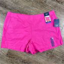 Gap  Linen Short Women XXL Pink 3” Stretch Pull On Pockets Summer Casual Rayon Photo 0