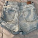 Aeropostale High-Rise White Washed Shorts Size 4 Photo 1