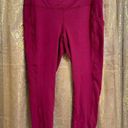 32 Degrees Heat 32 Degrees Cool Magenta Pink High Waist Active Leggings Large NWOT Photo 0