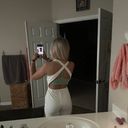 White Jumpsuit Open Back Photo 4