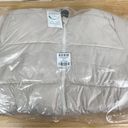 Torrid  Beige Champagne Cropped Hooded Puffer Jacket Sz.3 NWT Photo 4