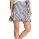 The Fifth Label NWOT  Skirt Voyage Stripe Wrap Tie Blue White Stripe SZ Medium Photo 1