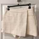 ZARA New‼️  Women's Textured Asymmetrical Skort Ivory Size XS Photo 1