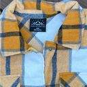 Yellow Plaid Flannel Size M Photo 1