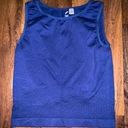 Athletic Works Women’s Blue Muscle Cropped Shirt Size Large Photo 0