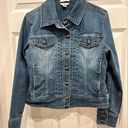 Christopher & Banks  Blue Denim Jean Jacket w Stretch size Small Photo 0