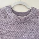 Everlane The Alpaca Merino Wool Blend Relaxed Knit Crewneck Sweater Pearl Grey Photo 4