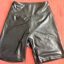 Aeropostale Black Metallic Shiny Biker shorts  Photo 0