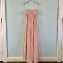 Birdy Grey NWT  Christina Convertible Vintage Blush Pink Tulle Maxi Dress Photo 9