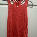 Lululemon  Wild Tank Top Atomic Red / Atomic Flower Parfait Pink Size 4 Photo 0