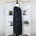 Nubian Queen vintage Y2K boho ethnic black golden kaftan saree dress Sz 2X Photo 11