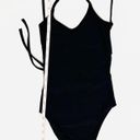 Lulu the Label NWOT  Australia Black Strappy Tie Back One Piece Swimsuit - S Photo 11