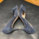 Louise et Cie Pumps Knot Bow D’orsay Suede Kitten Heels Cutouts Photo 4