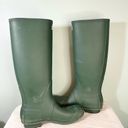 Hunter  Women's Green Adjustable Waterproof Original Tall Rain Boots Size 8M / 9W Photo 3