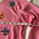 Daisy VINTAGE STORYBOOK KNITS Sequin flower  cardigan sweater SIZE SMALL BRATZ Photo 9