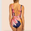 Trina Turk New!  Breeze Plunge Maillot One Piece Swimsuit Photo 2