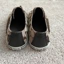 Coach Brown Beige Tan Sneakers Slip Ons Photo 3