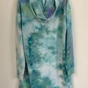 Bebe  SPORT Sea Glass Tie Dye Hoodie Sweatshirt Dress L Photo 6