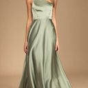 Lulus Sage Green Formal Gown Photo 0