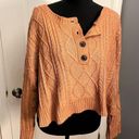 American Eagle cropped burnt orange sweater Photo 0