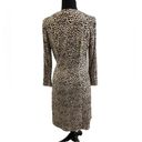 BCBGMAXAZRIA  Cheetah Wrap Dress - Size Medium Photo 7