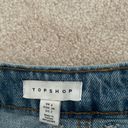 Topshop  denim high rise mini skirt Photo 1