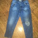 DL1961  Goldie distressed cropped high rise size 26 jeans Photo 1