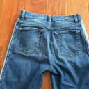 7 For All Mankind  two tone tuxedo raw hem jeans size 26 Photo 2