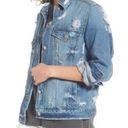 BP Super Distressed Soft Denim Trucker Jacket Photo 0