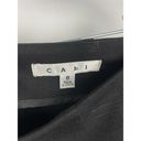 CAbi  550 Seamed Pencil Skirt Womens Black Stretch Knit Back Zipper Size 8 Photo 5