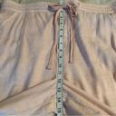 American Eagle  Outfitters Super High Rise Crop Wide Leg Linen Pants Women 16 Reg Photo 14